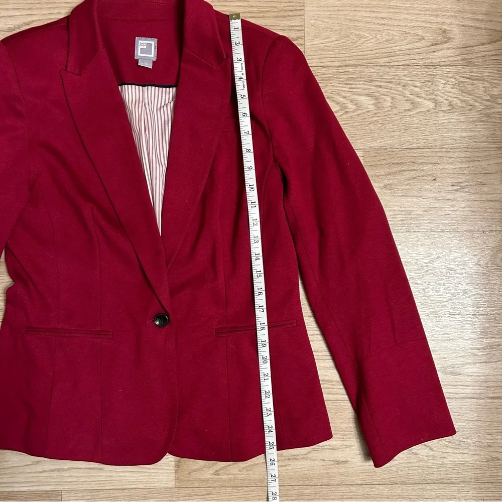 JCPenney Raspberry Blazer Jacket | Size L | - Picture 7 of 14